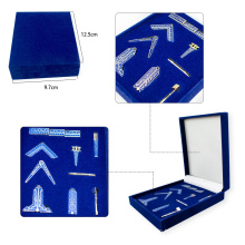 Masonic Miniature Working Tools one Set Mason Freemason Gift 9 pieces commemorative with blue box for present